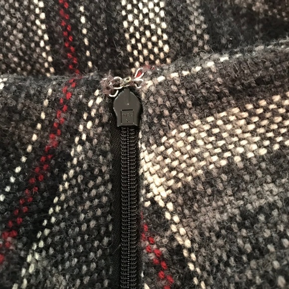 EUC Eddie Bauer Wool Blend Plaid Skirt Sz 6 - Picture 3 of 6